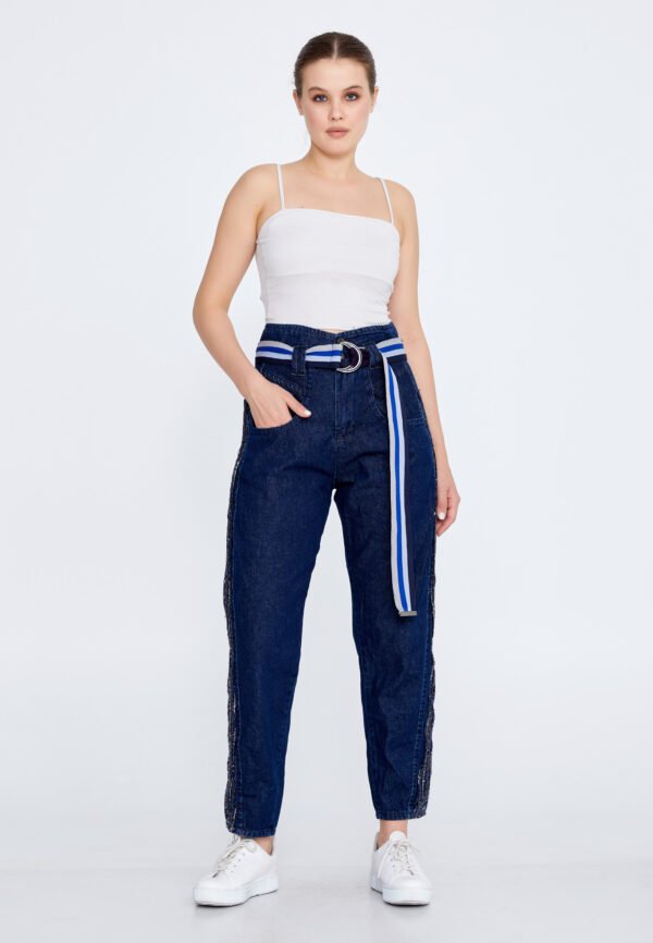 Straight Reguler Navy Jeans