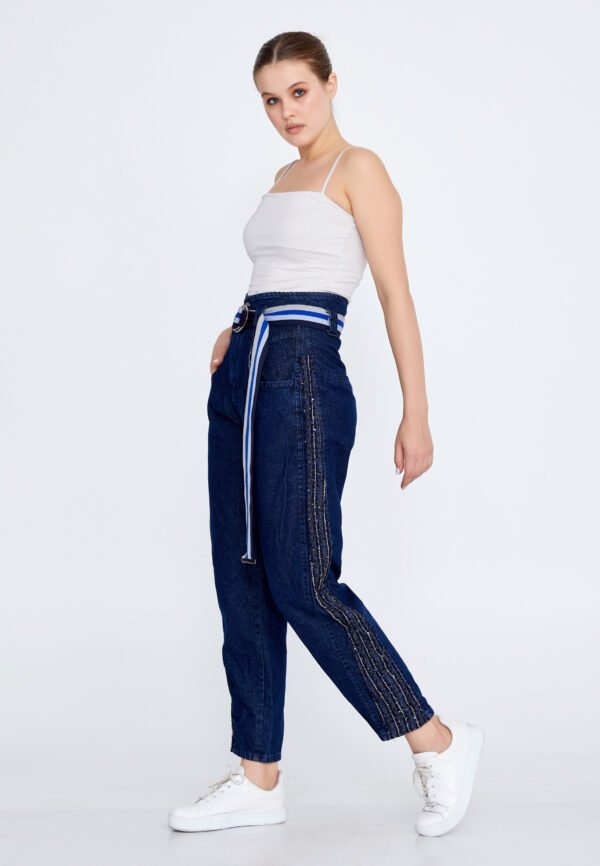 Straight Reguler Navy Jeans - Image 4