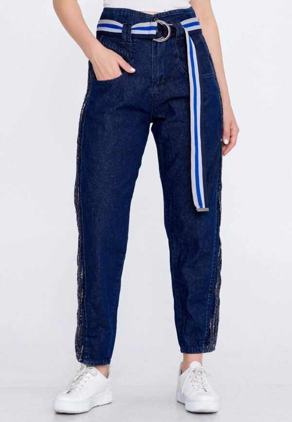 Straight Reguler Navy Jeans - Image 3