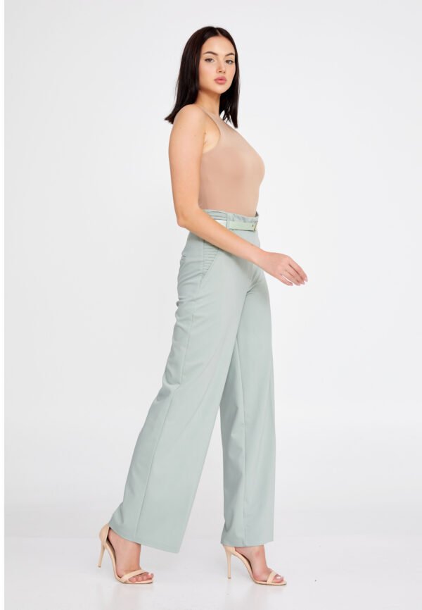Regular Fit Regular Green Pants - Image 3