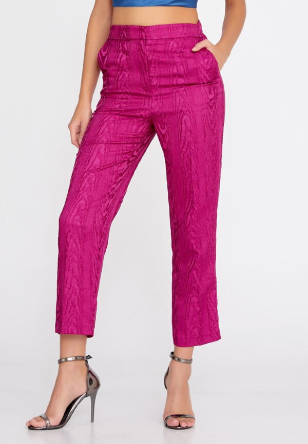 Regular Fit Fuchsia Pants