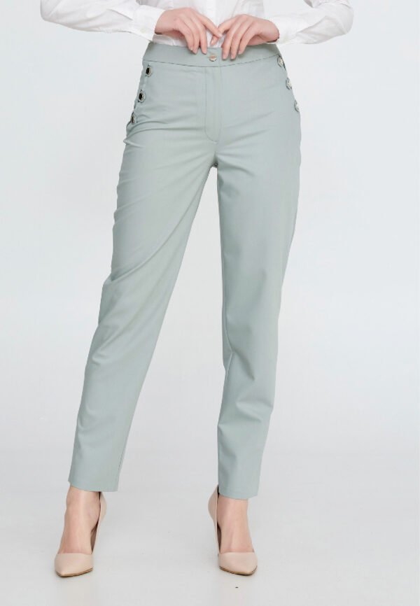 Regular Fit Regular Green Pants - Image 5