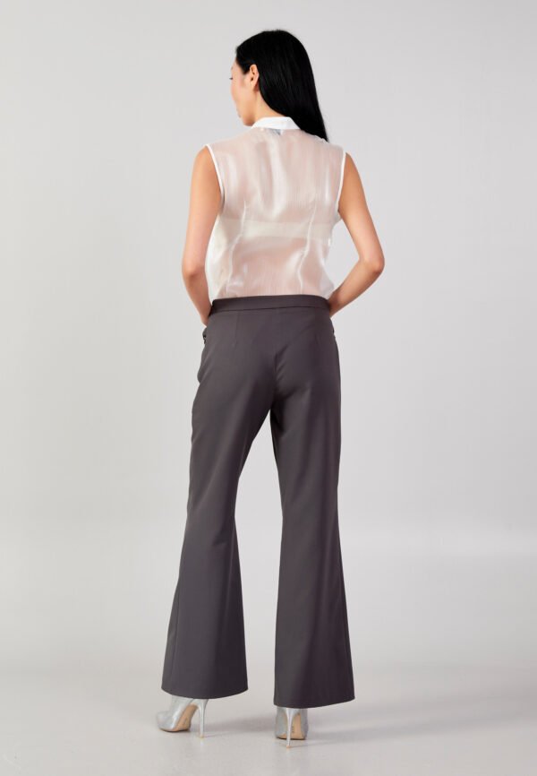 Regular Fit Regular Grey Pants - Image 3