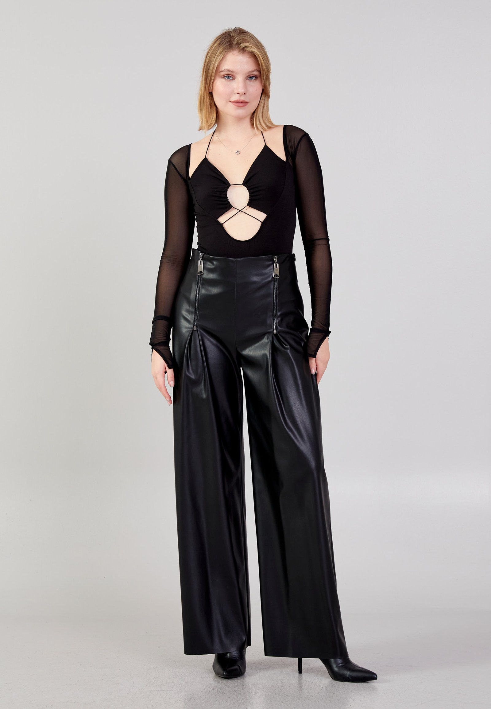Regular Fit Black Pants