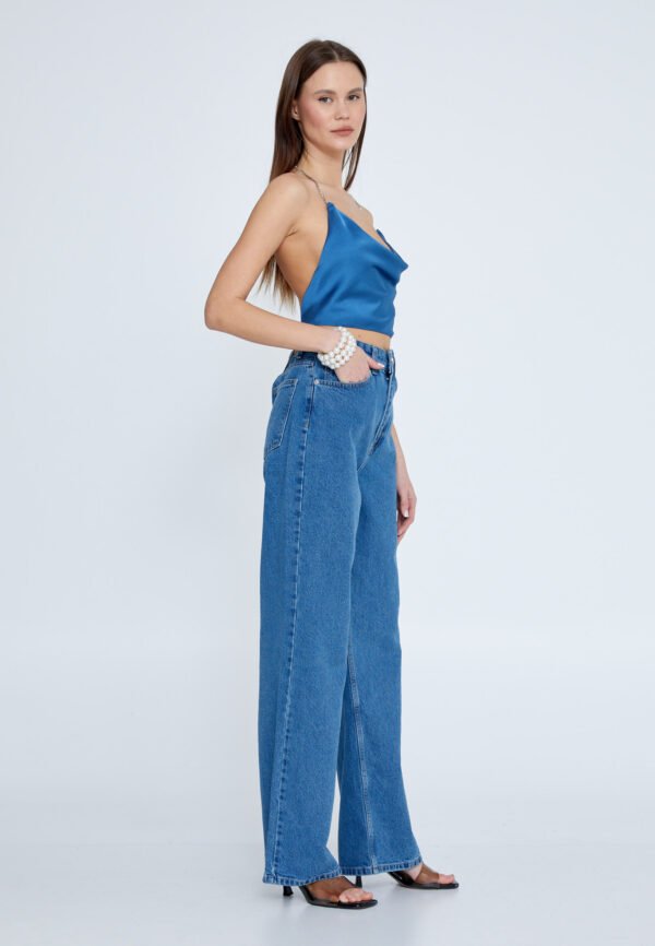 Baige Pegular Blue Jeans - Image 2
