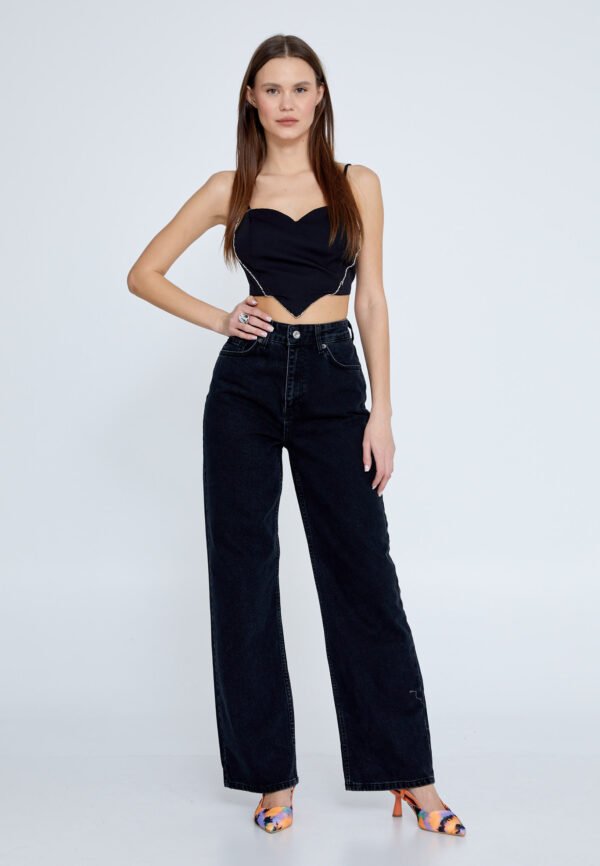 Straight Black Jeans - Image 4