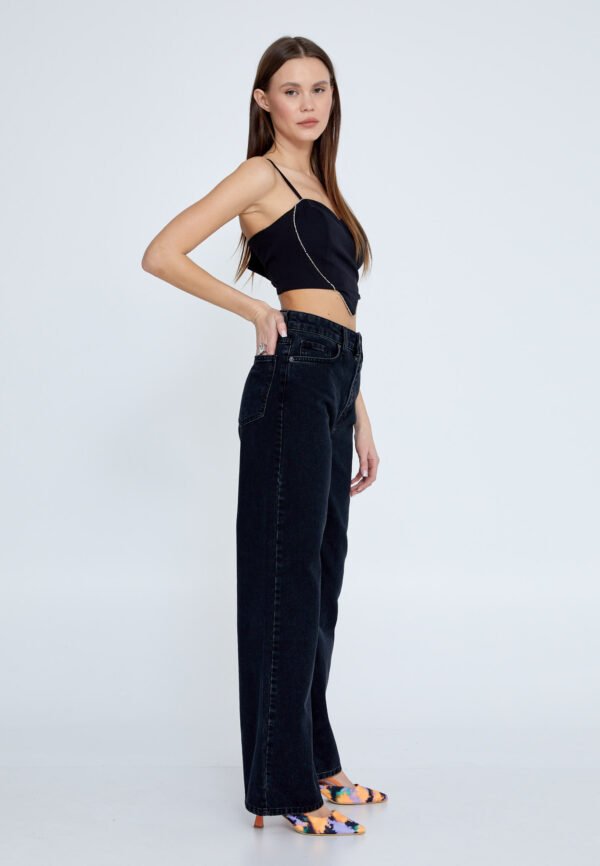 Straight Black Jeans - Image 2