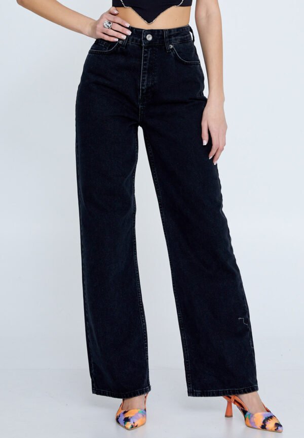 Straight Black Jeans